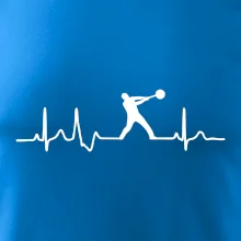 EKG hod kladivom muž