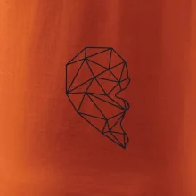 Párový motív srdca geometrie - ONA