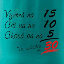 Vyzerá, cíti sa, chová sa - 30 rokov