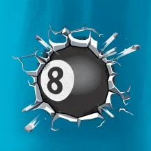 Biliardová guľa v triku