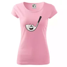 Parové tričko - Golfová palica a loptička