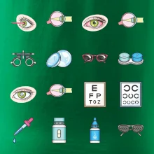 Očný lekár ikony