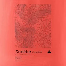 Snežka - vrstevnice v obdĺžniku