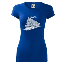 Stará lokomotiva z not