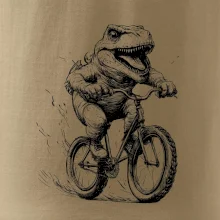Naštvaný Dinosaurus na bicykli