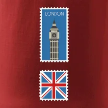 Londýn známka farebná