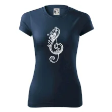 Husľový kľúč kvety Husľový kľúč kvety