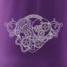 Steampunk srdce kreslené