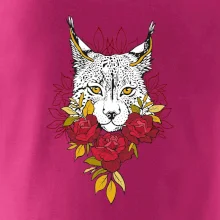 Rys s červenými ružami (Pecka design)