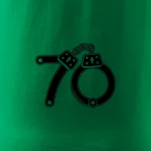 Narodeninové tričko pre policajta - putá 70 Narodeninové tričko pre policajta - putá 70