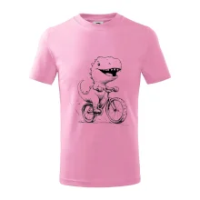 Roztomilý Dinosaurus na bicykli