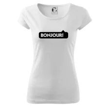 Nápis Bonjour Nápis Bonjour