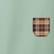 Flanelové triko hnědé