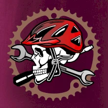 Lebka biker opravár