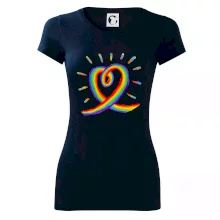 Srdce pride dúha kreslená Srdce pride dúha kreslená