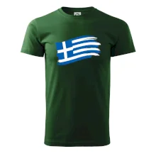 Grécko vlajka - štetkou Grécko vlajka - štetkou