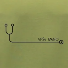 Doktor a sestrička - stetoskop s menom