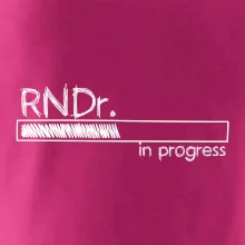 In progress titul RNDr. doktor / doktorka prírodných vied