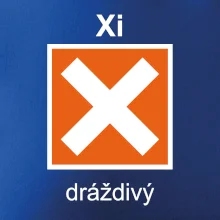 Xi Dráždivý - Výstražná tabuľka na tričku