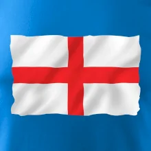 Anglická vlajka vejúca