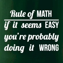 Rule of math Rule of math
