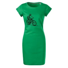 MTB kreslený cyklista MTB kreslený cyklista