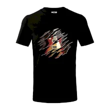 Roztrhnuté triko - gitara elektrická drevená Roztrhnuté triko - gitara elektrická drevená