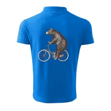 Medveď na bicykli