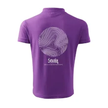 Šerák - vrstevnice v kruhu