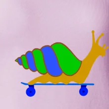 Šnek na skateboardu (Moňas)