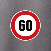 Dopravná značka - obmedzenie rýchlosti 60