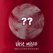 Vaše miesto - vrstevnice v kruhu