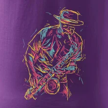 Jazz saxofón splash