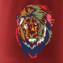 Hlava leva kreslená jednoduchá