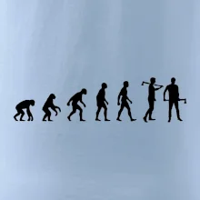 Evolúcia drevorubač - sekera Evolúcia drevorubač - sekera