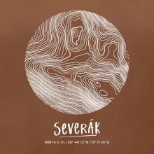 Severák - vrstevnice v kruhu