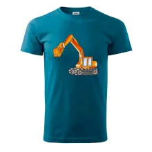 Bager bez nápisu oranžový Bager bez nápisu oranžový