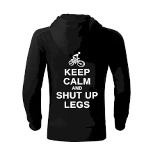 Keep calm and shut your legs