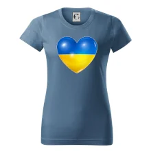 Ukrajina srdce vlajka