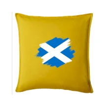 Škótska vlajka kreslená štetcom