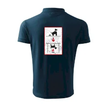 Tričko pre odporcov sraní na chodníku