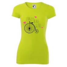Crazy bike girl