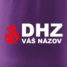 DHZ (oheň, názov sboru - vlastný nápis)