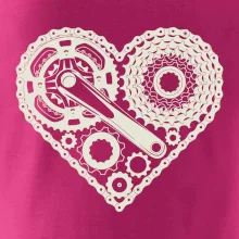 Srdce plné cyklo dielov