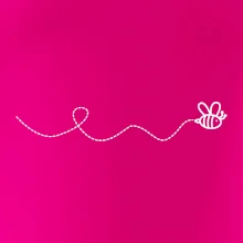 Dráha letu včely - vlnovka