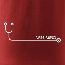 Doktor a sestrička - stetoskop s menom