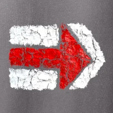 Párová turistická značka červená Párová turistická značka červená