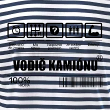 Čiarový kód - Vodič kamiónu Čiarový kód - Vodič kamiónu