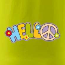 Hello hippie symbol