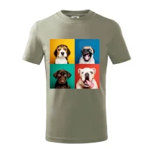 Psi šteňatá koláž